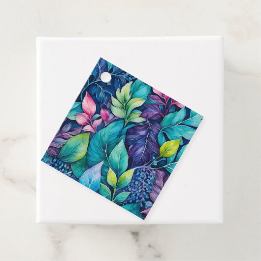 Kleurrijke Botanische Kunst Gift Labels (In situ)