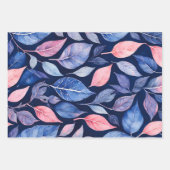 Kleurrijke Botanische Kunst Inpakpapier Bladen (Voorkant 3)