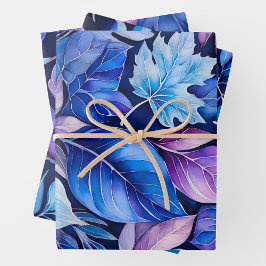 Kleurrijke Botanische Kunst Inpakpapier Bladen