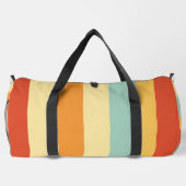 Kleurrijke botanische levendige tekst ontwerp plunjezak (Achterkant)