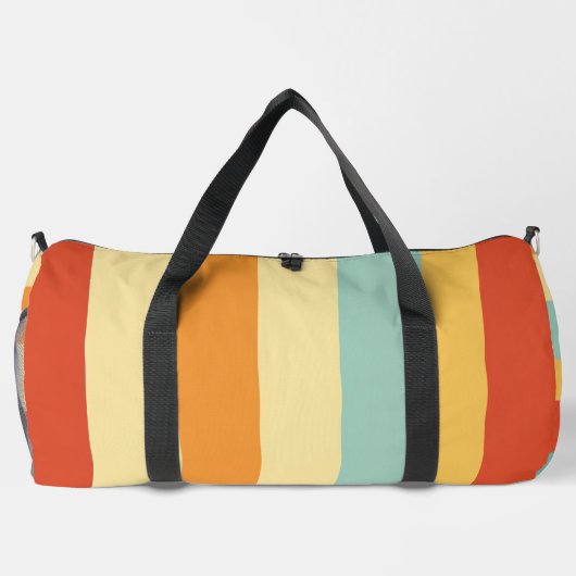 Kleurrijke botanische levendige tekst ontwerp plunjezak (Achterkant)