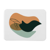 Kleurrijke botanische vormen magneet (Horizontaal)