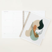 Kleurrijke botanische vormen planner (Display)