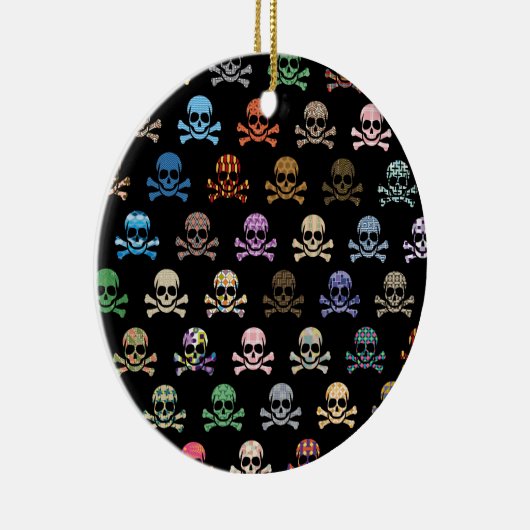 Kleurrijke Botten Keramisch Ornament (Rechts)