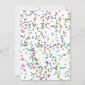 Kleurrijke Bounce House Verjaardag Bash Kaart (Achterkant)