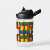 Kleurrijke bouwstenen Kinderen Waterfles (Links)