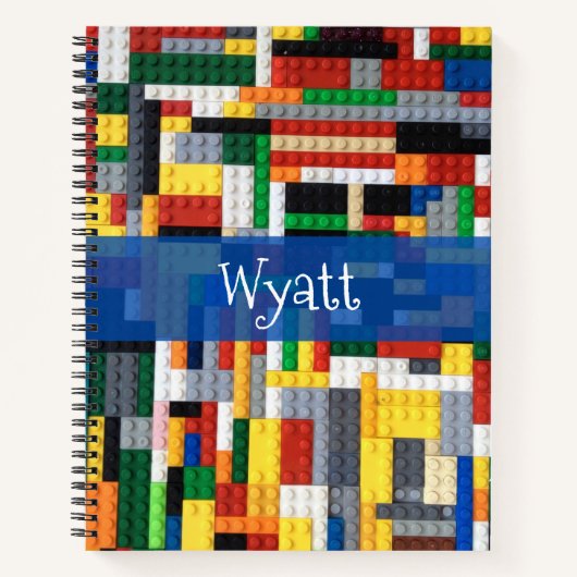 Kleurrijke Bouwstenen Terug naar School Notitieboek (Voorkant)
