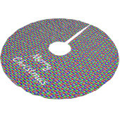 Kleurrijke bouwstenen Thunder_Cove 3-D Kerstboom Rok (Gekanteld)