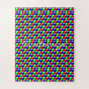 Kleurrijke bouwstenen Thunder_Cove 3-D Legpuzzel