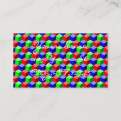 Kleurrijke bouwstenen Thunder_Cove 3-D Visitekaartje (Voorkant)