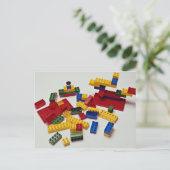 Kleurrijke bouwstenen voor kinderen briefkaart (Staand voorkant)