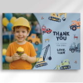 Kleurrijke Bouwtruck Verjaardag Bedankt