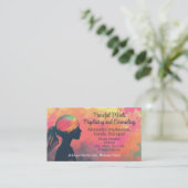 Kleurrijke Brain Counseling Therapie Psychiatrie Visitekaartje (Staand voorkant)