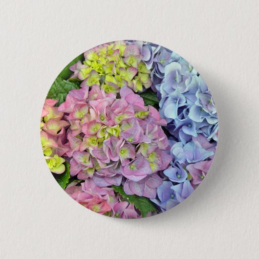 Kleurrijke brandkranen ronde button 5,7 cm (Voorkant)