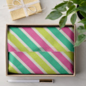 Kleurrijke brede strepen Moderne Maximalistische K Tissuepapier (Geschenk)