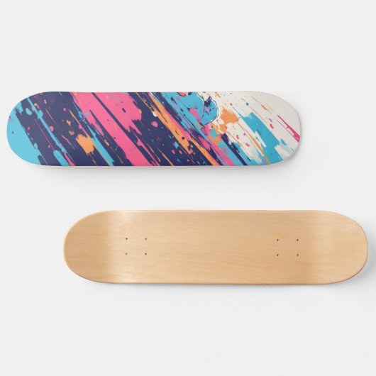 Kleurrijke Bright Designer Skateboard (Horizontaal)
