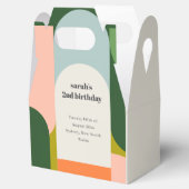 Kleurrijke Bright Groovy Retro Arch Elke dag van d Bedankdoosjes (Geopend)