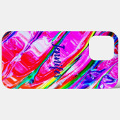 Kleurrijke Bright Neon op maat Case-Mate iPhone Case (Achterkant (horizontaal))