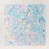 Kleurrijke Bright Pastel Groovy Boho Abstract Marm Legpuzzel (Horizontaal)