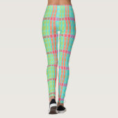 Kleurrijke Bright Plaid Leggings (Achterkant)