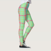 Kleurrijke Bright Plaid Leggings (Rechts)