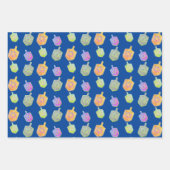 Kleurrijke Bright Spinning Star Dreidels Hanukkah Inpakpapier Vel (Voorkant 3)