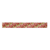 Kleurrijke Bright Strawberry Floral Satijnen Lint (Voorkant)
