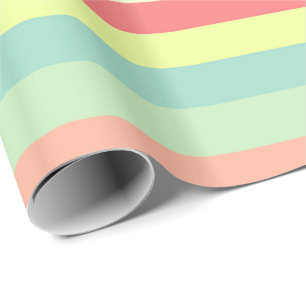 Kleurrijke Bright Stripes Cadeaupapier