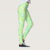 Kleurrijke Bright Trippy Groovy Funky Hippie Marbl Leggings (Rechts)
