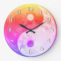 Kleurrijke Bright Yin Yang Moon Elegant Numbers