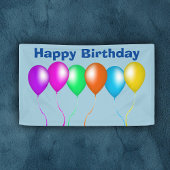 Kleurrijke bril van ballonnen spandoek