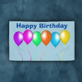 Kleurrijke bril van ballonnen spandoek