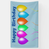 Kleurrijke bril van ballonnen spandoek (Verticaal)