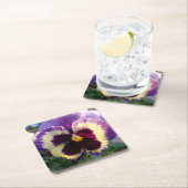 kleurrijke bron Pansy Kartonnen Onderzetters (Insitu)