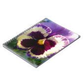 kleurrijke bron Pansy Notitieboek (Linkerzijde)