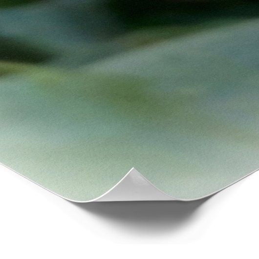 kleurrijke bron Pansy Poster (Hoek)