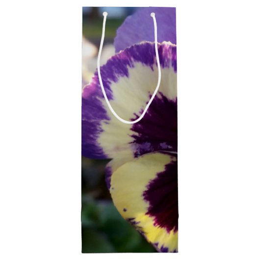 kleurrijke bron Pansy Wijn Cadeautas (Achterkant)