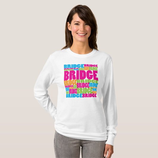 Kleurrijke brug t-shirt (Voorkant volledig)