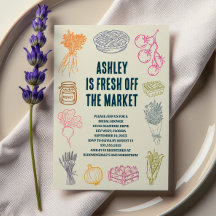 Kleurrijke Bruidsfeest 'Fresh Off the Market'