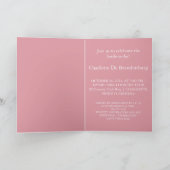 Kleurrijke bruiloft Floral Dress Vrijgezellenfeest Kaart (Binnen)