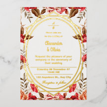 Kleurrijke bruiloft moderne botanische bloementuin