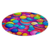 Kleurrijke Bubbel Blaas Kunstwerk Snijplank (Hoek)