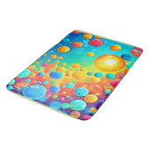 Kleurrijke Bubbels Floating Art Badmat (Gekanteld)
