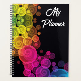 Kleurrijke bubbels Planner
