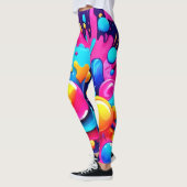 Kleurrijke Bubble Blast Leggings (Links)