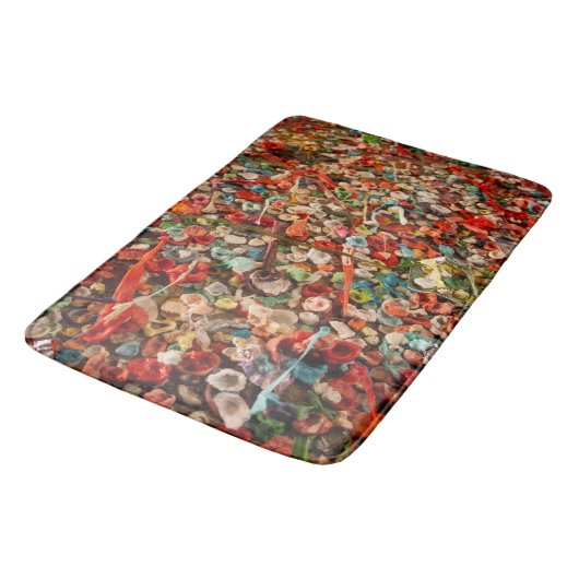 Kleurrijke Bubble Gum Badmat (Gekanteld)