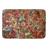 Kleurrijke Bubble Gum Badmat (Voorkant)