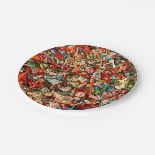 Kleurrijke Bubble Gum Paper Bord (Gekanteld)