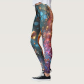 Kleurrijke bubble raver panty's leggings (Links)