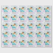 Kleurrijke Bubbles Pool Party Custom Cadeaupapier (Vlak)